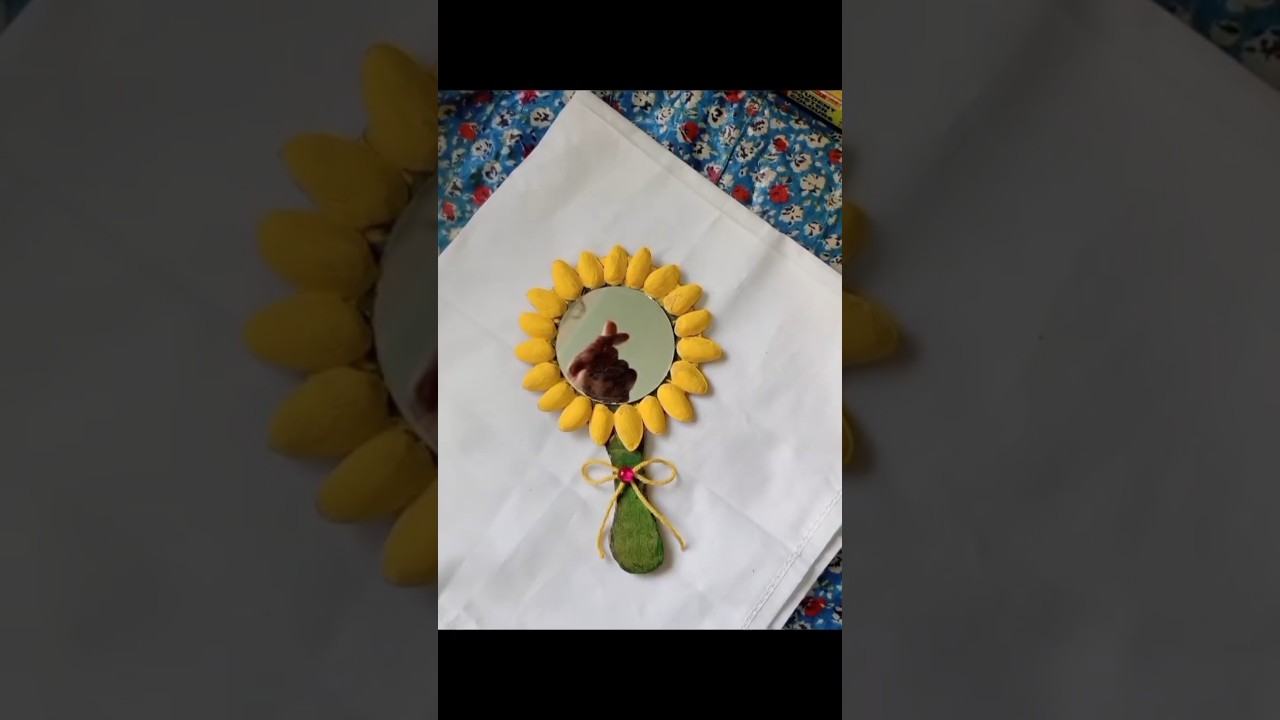 😍 beautiful Sun flower design mirror 🌸✨