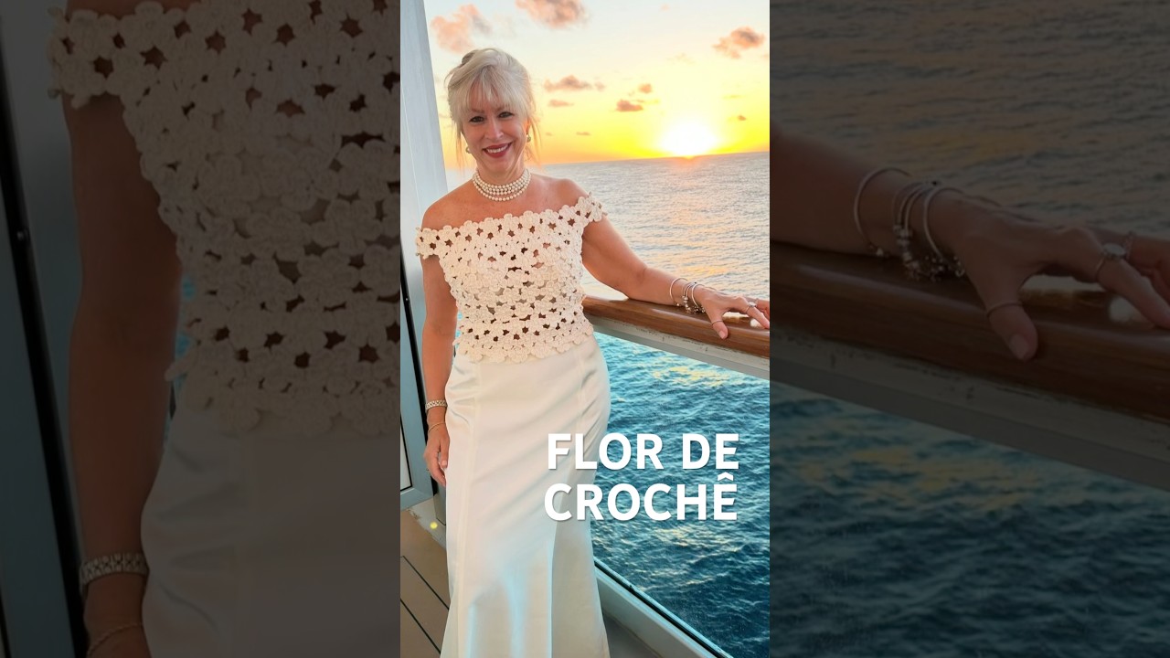 FLOR SUSAN - FLOR DE CROCHÊ PARA CRIAR LINDAS PEÇAS