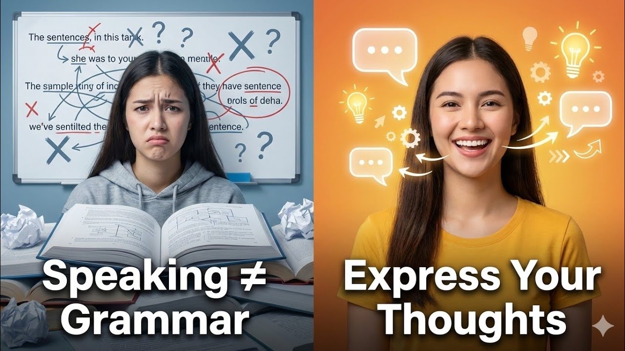Stop Learning Grammar❌Do this Instead✅ | How to learn speaking without knowing Grammar