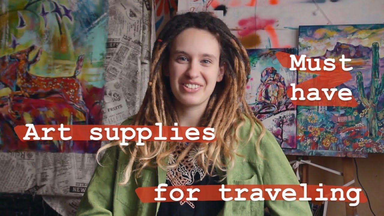 Art Supplies For Traveling || Must Have While Creating On The Go