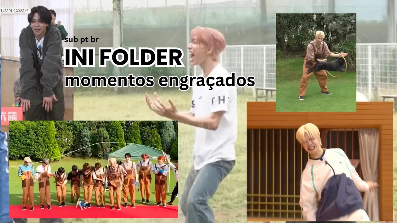 melhores momentos do INI | INI FOLDER 面白い総集編 pt br sub