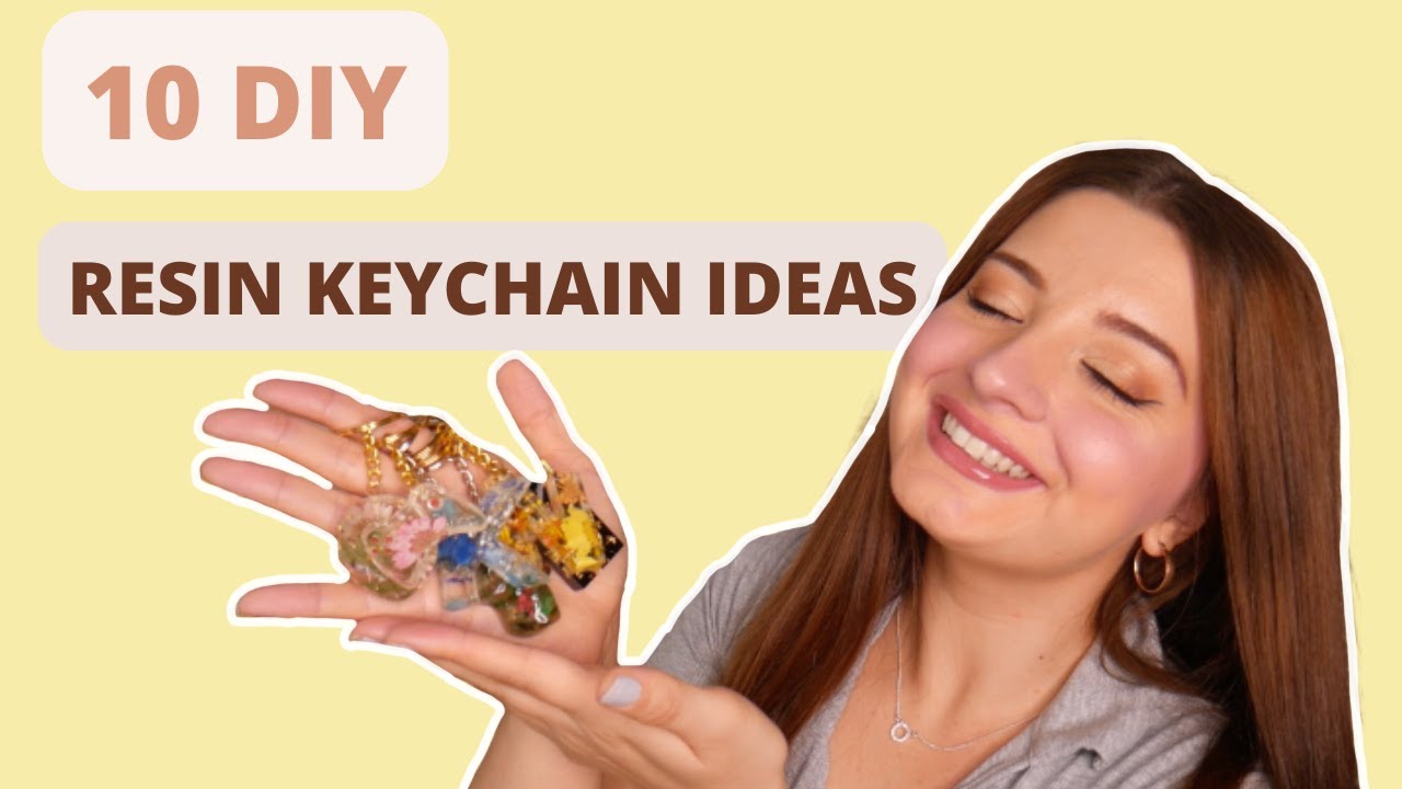 10 DIY Resin Keychain Ideas | Resin Keychain Tutorial | Resin Craft Ideas