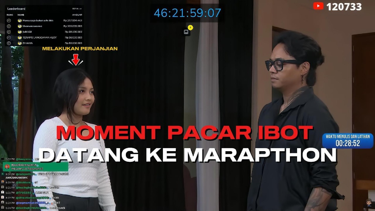 YB - UNTUK PERTAMA KALINYA PACAR IBOT DATANG KE MARAPTHON LANGSUNG PERJANJIIAN MASUK CIRCLE ❗❗😍😂