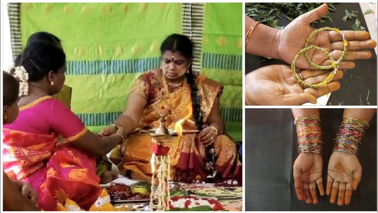 வளைகாப்பு வேப்பிலை காப்பு செய்முறை /valaikapu vepillai kaapu seivathu epadi/baby shower