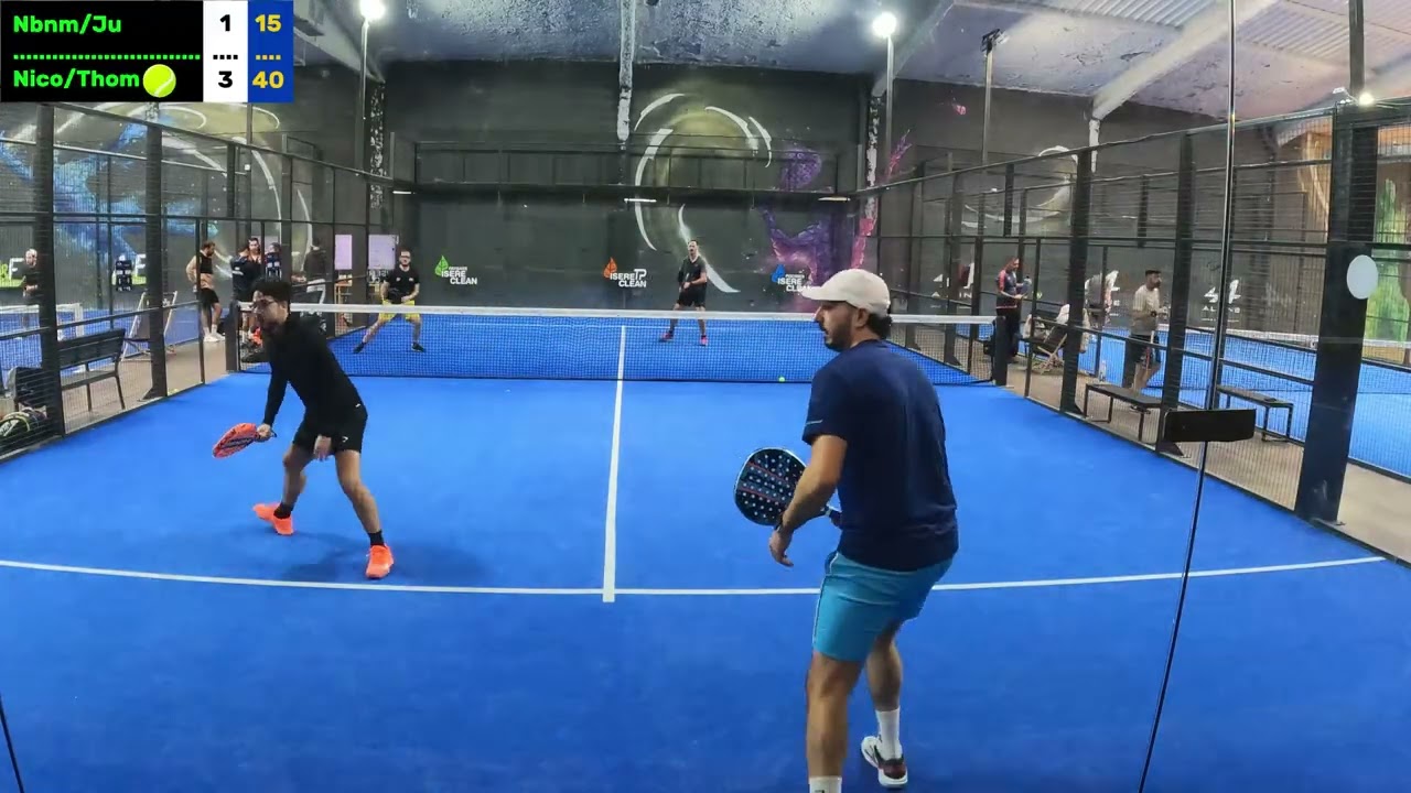 Bonne nouvelle! C'est le dernier match du tournoi! Voilà c'est tout.. P250 Padel Mooving arena 12/01