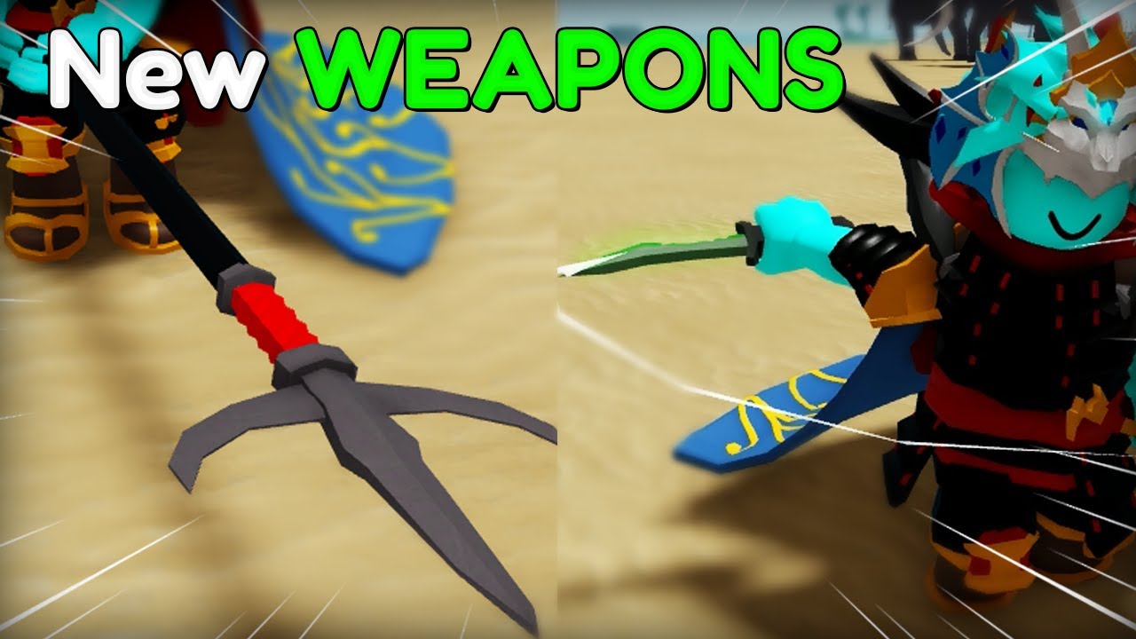 🗡New Spears and Dagger UPDATE in Roblox The Survival Game
