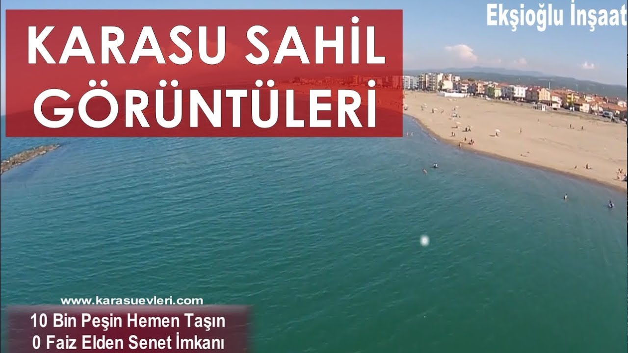 Karasu Yazlık Evleri Deniz ve Karasu Yazlıklarının Kumsalı.