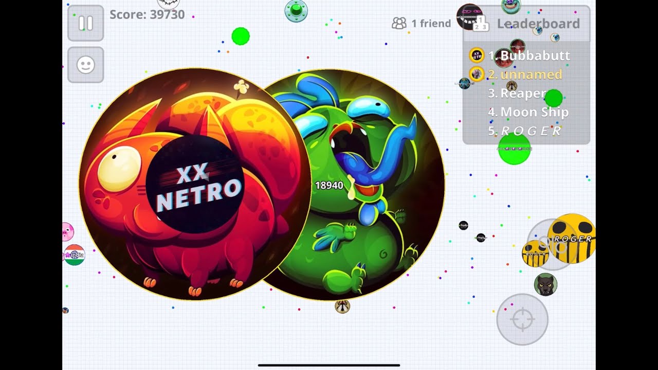 【Agar.io Mobile】Duo Server Takeover with XXNETRO