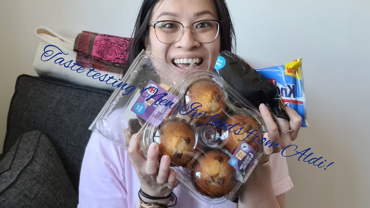 TASTE TESTING 'NEW IN' FOODS FROM ALDI | Including *The most amazing spread*, Muffins, Crisps!!