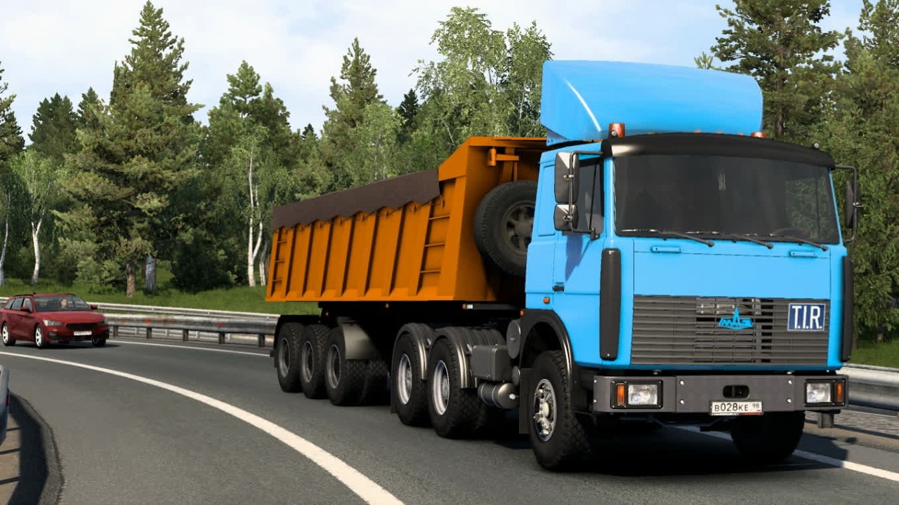 2227 / ЕTS2 1.57 / MAZ 6422 / Домой в Питер!