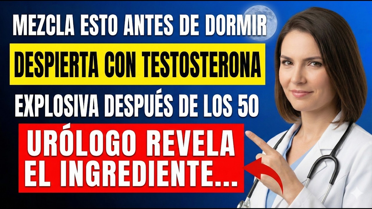 Urólogo revela: mezcla aceite con esto antes de dormir y aumenta la testosterona después de los 50