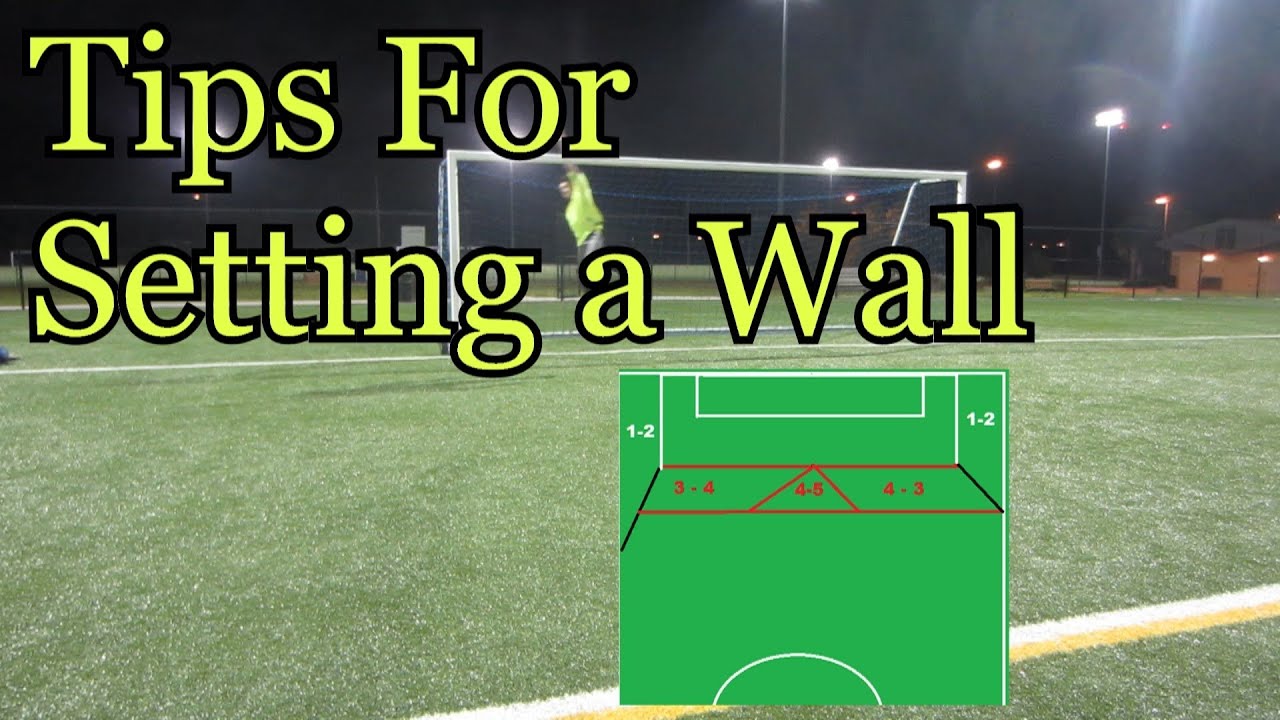 Goalkeeper Training : Tips for Setting a Wall