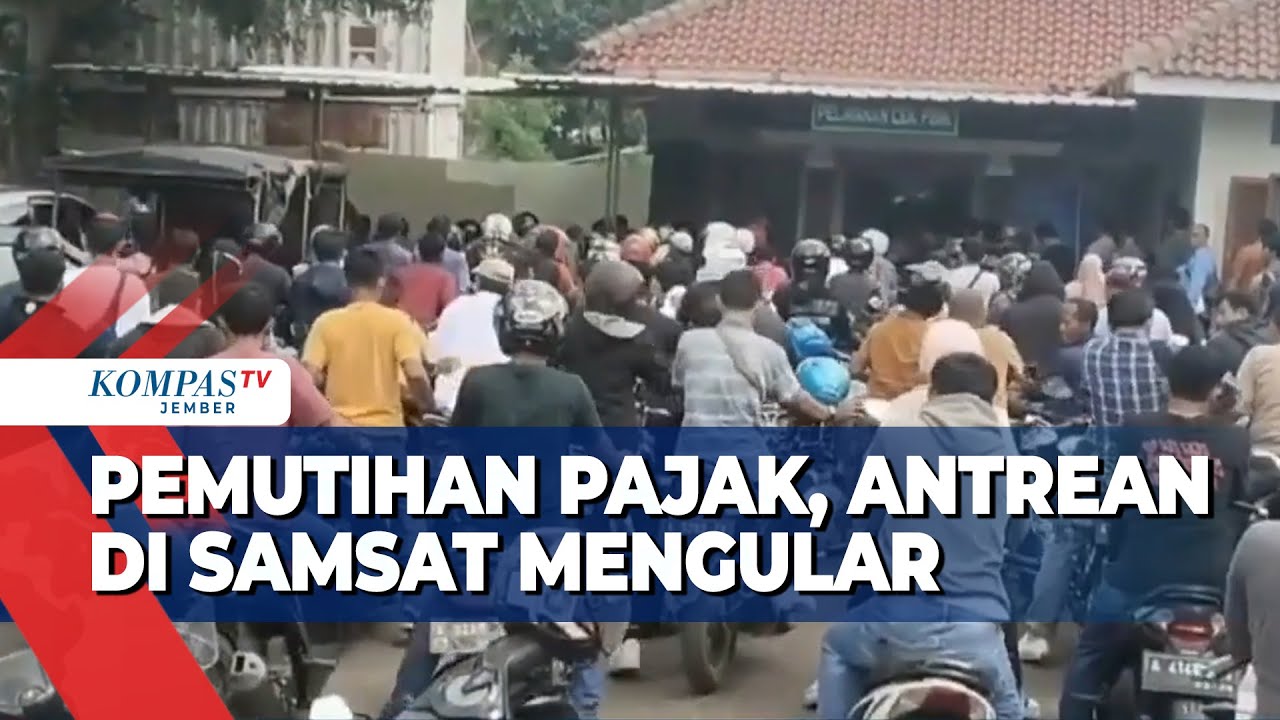 Antrean Mengular di Samsat Cilegon, Warga Berbondong-Bondong Urus Pemutihan Pajak