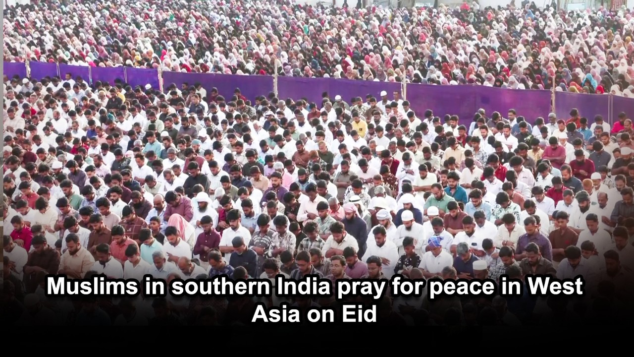 Muslims in southern India pray for peace in West Asia on Eid