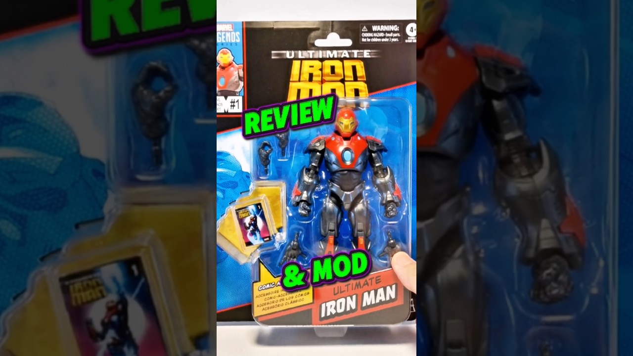 Ultimate Iron Man Quick Review and Torso Mod Marvel Legends Hasbro Pulse Action Figure Fix
