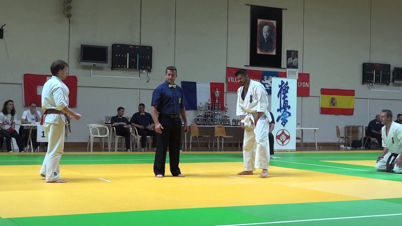 Open de Lyon 2013 Kyokushinkai division II - Combat 1/4 finale 80kg seniors