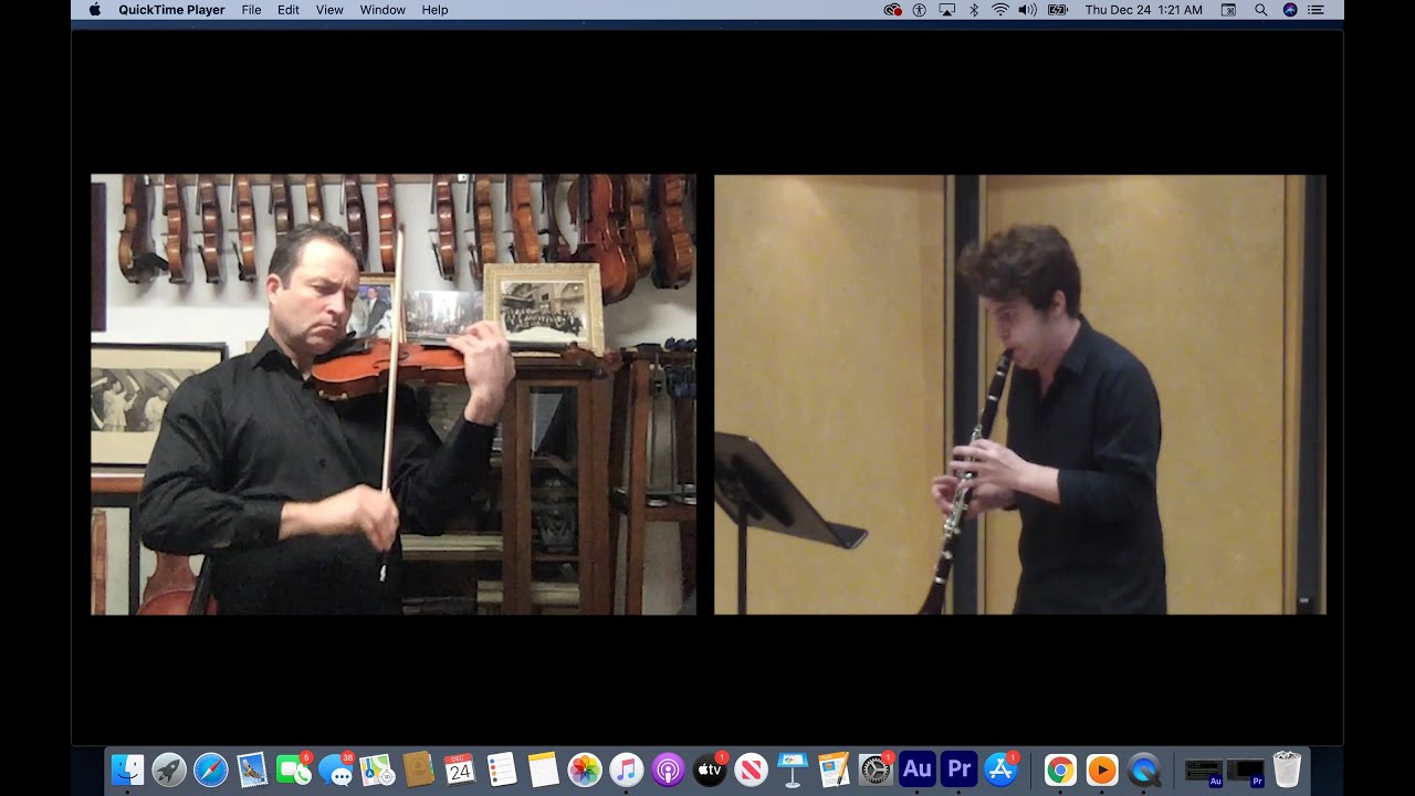 The Prayer Cover for Violin/Clarinet Duo (Celine Dion, Andrea Bocelli, David Foster, Josh Groban)