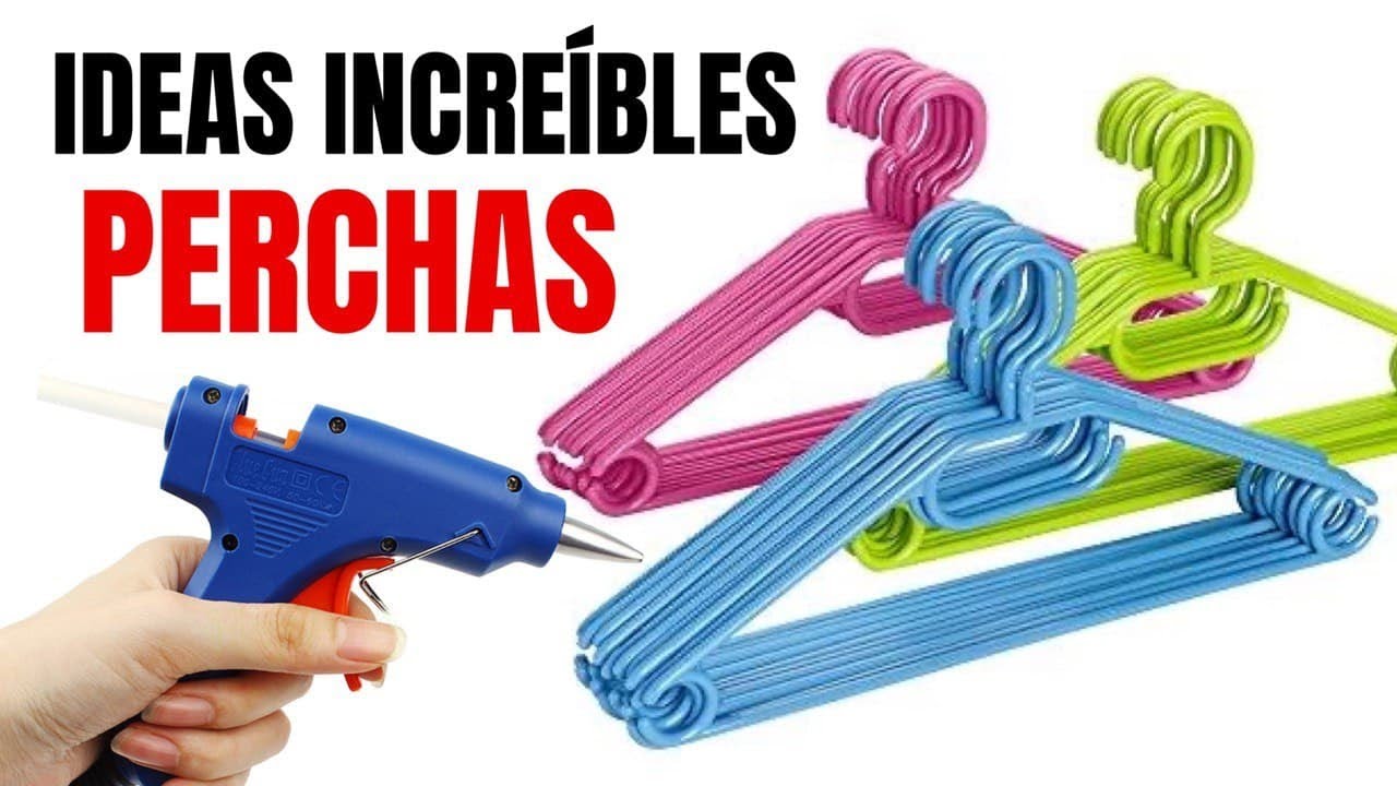 3 ideas creativas reciclando ganchos o perchas| reutiliza y decora
