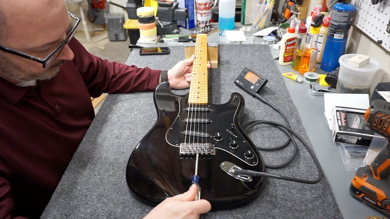 The Epiphone S-310 (Strat) Project Guitar: Part 4 - Unexpected Fret Work and Final Setup