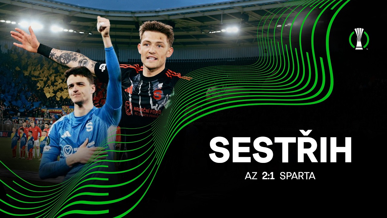 SESTŘIH | Alkmaar - Sparta 2:1 | Převaha soupeře a rozhoduj&iacute;c&iacute; g&oacute;l v z&aacute;věru ⌛