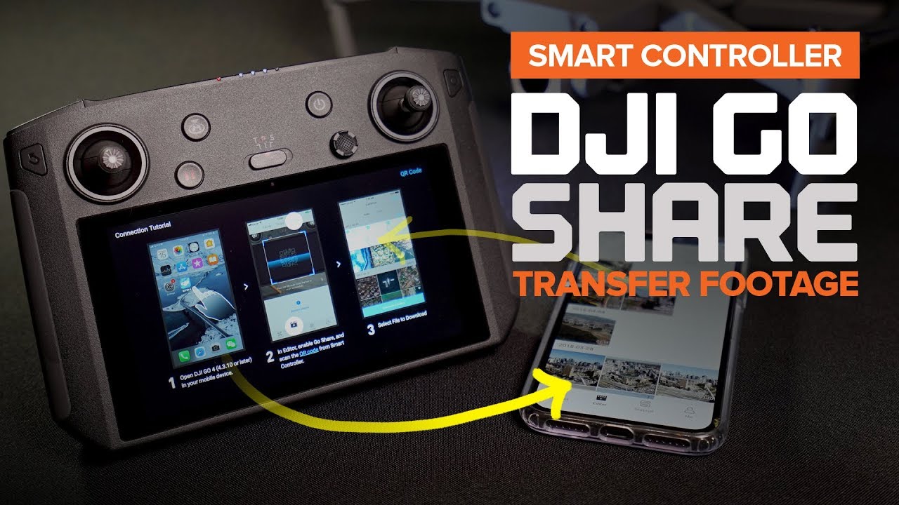 Go Share function on the DJI Smart Controller