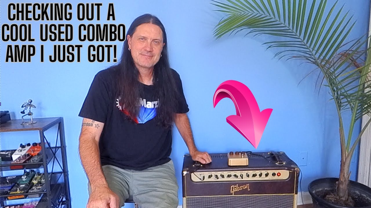 Checking Out A Cool Used Combo Amp I Just Got - The Gibson GA 42RVT - This Thing Is Sweet!