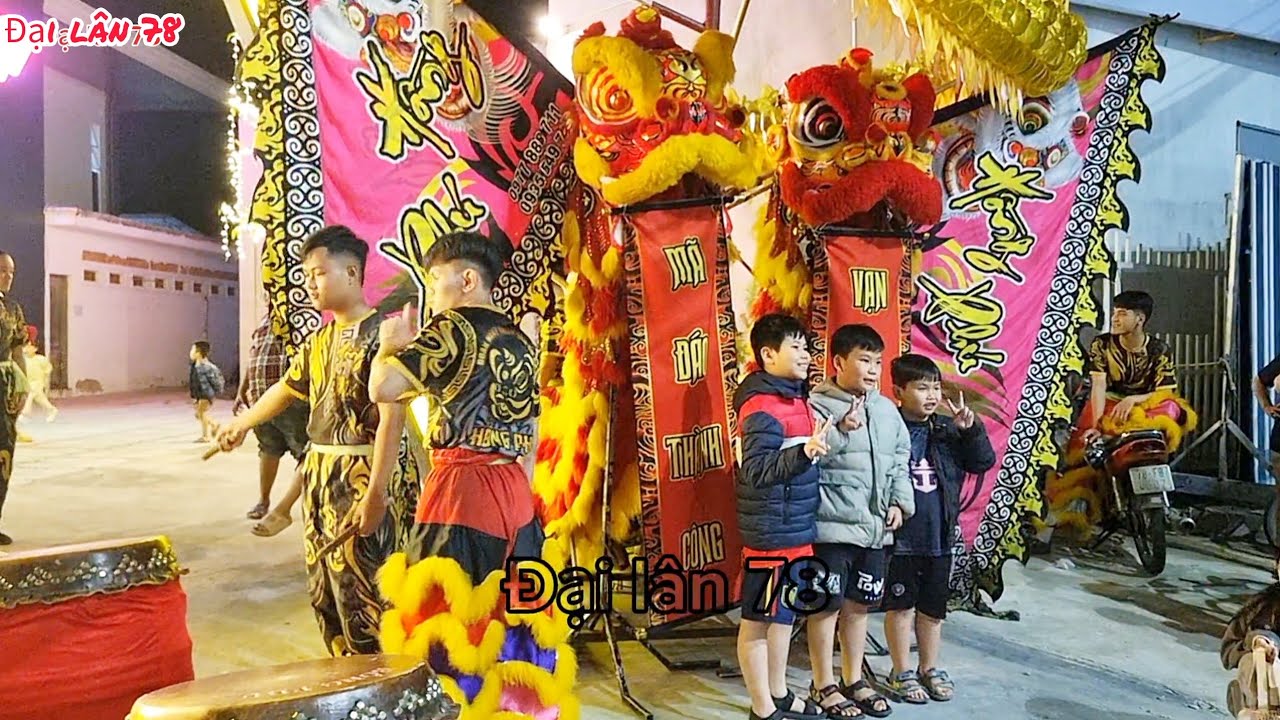 Lân HỒNG PHÚ Múa Lân Khai Trương Quán N86 Ở Tuy Hòa 