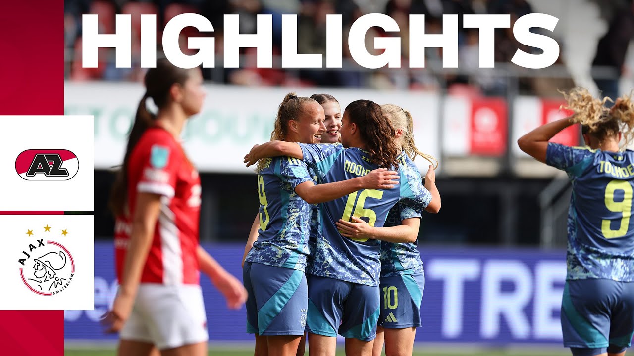 +3 points ✅ | Highlights AZ Vrouwen - Ajax Vrouwen | Azerion Vrouwen Eredivisie