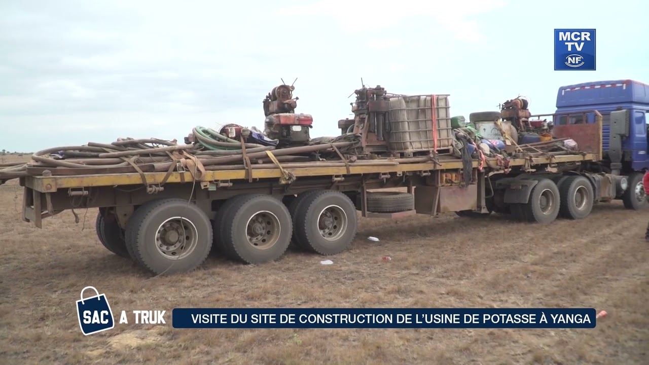 VISITE DU SITE DE CONSTRUCTION DE L&rsquo;USINE DE POTASSE DE YANGA PAR LE MINISTRE D'ETAT PIERRE OBA