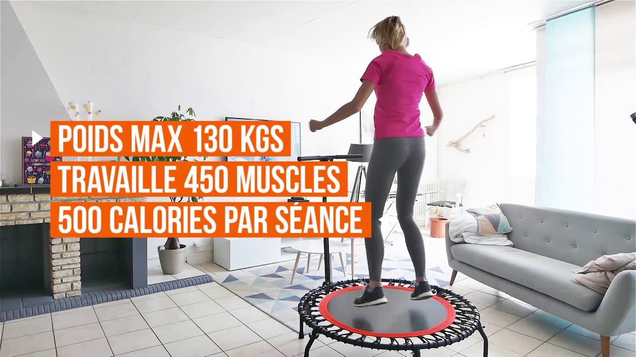 Mini trampoline fitness Starflex Pro, le trampoline de gym le mieux équipé du marché