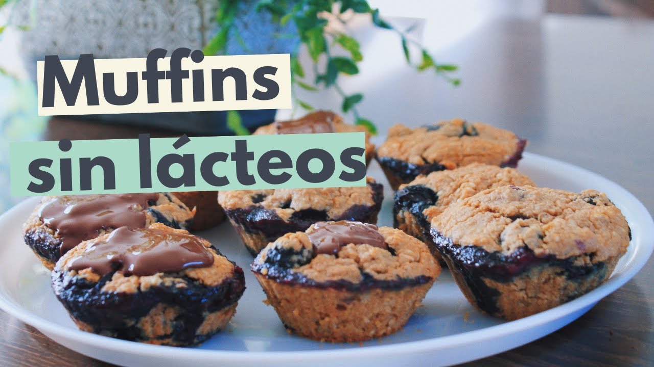 Los muffins más fáciles SIN LÁCTEOS, NI HUEVOS