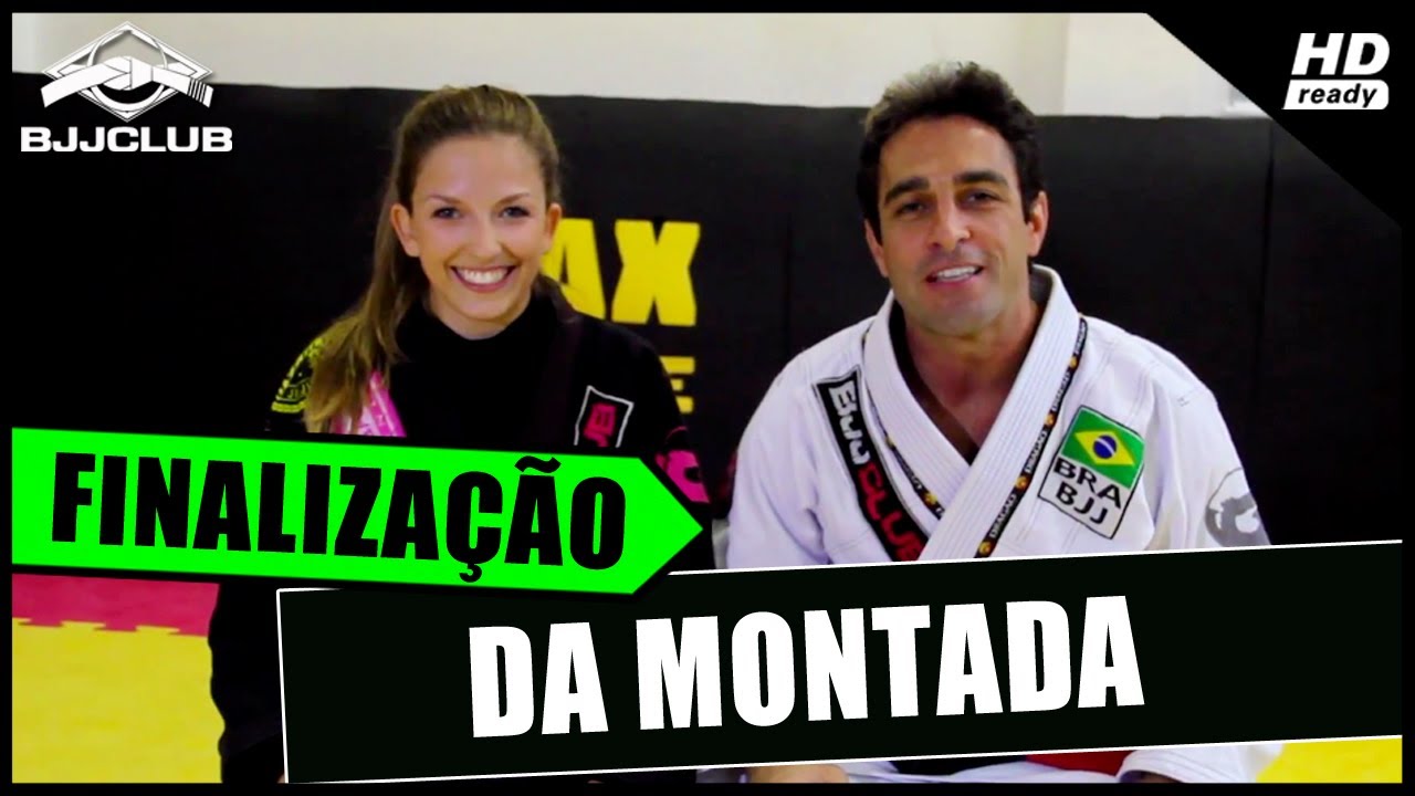 Jiu-Jitsu - Finalização da Montada - Carol Mascaro - BJJCLUB