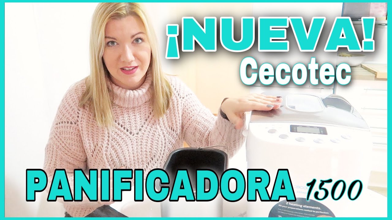 Panificadora Cecotec 1500 + demostración