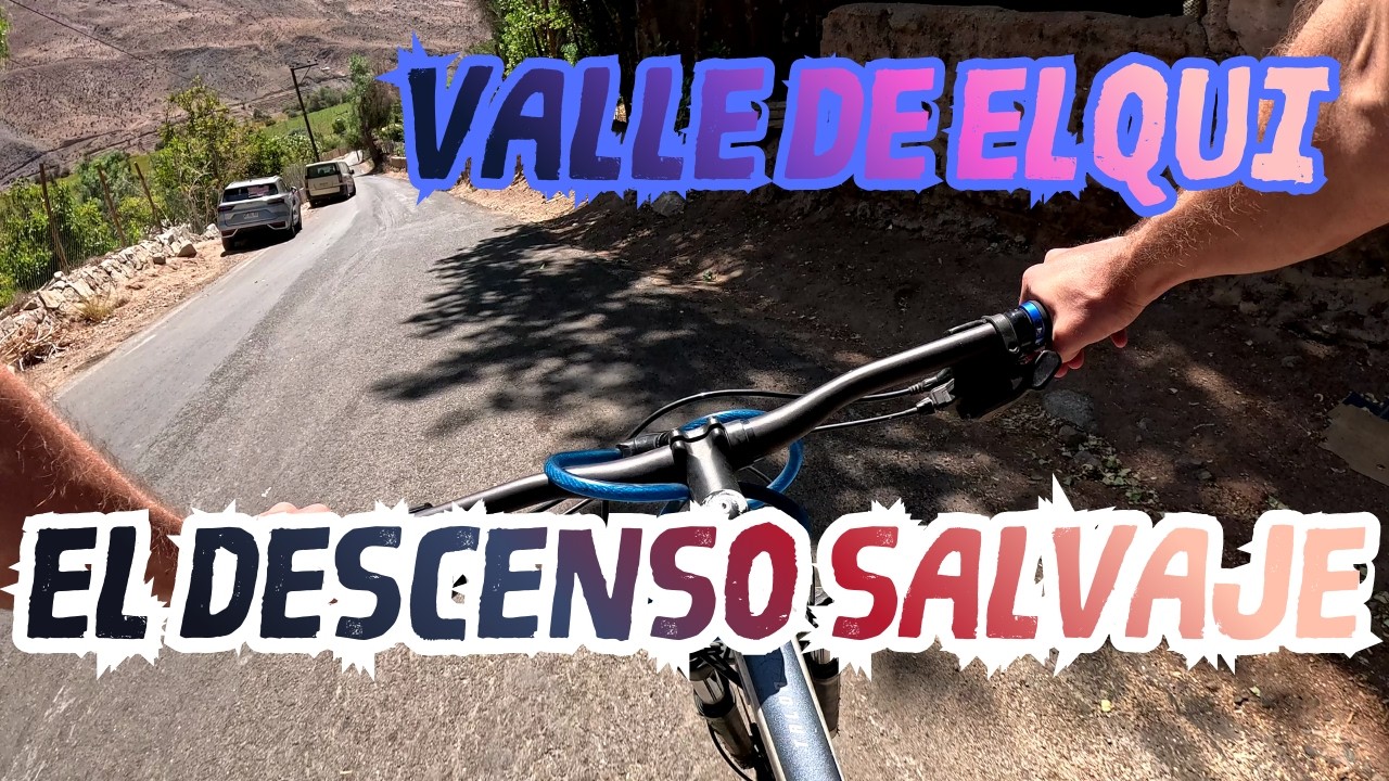 Downhill Cycling from Alcohuaz | Valle de Elqui | 4K 60FPS