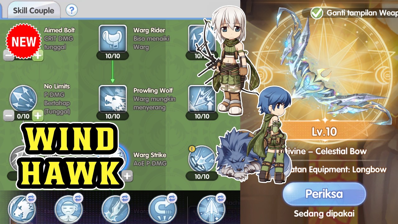 ROX WINDHAWK UPDATE SKILL S.E NEW META