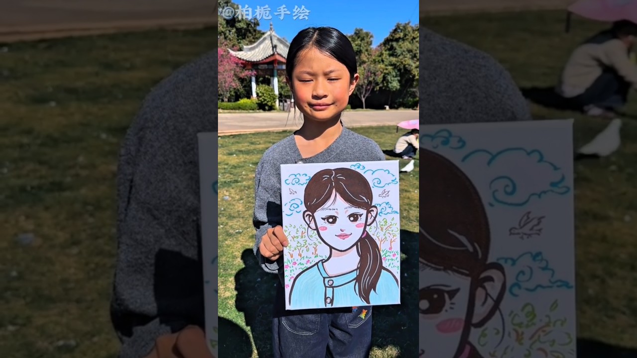 Indian Girl Real to Cartoon Transformation🖌️ | Hand Drawn Portrait🎭 Art#IndianArtist#PortraitSketch