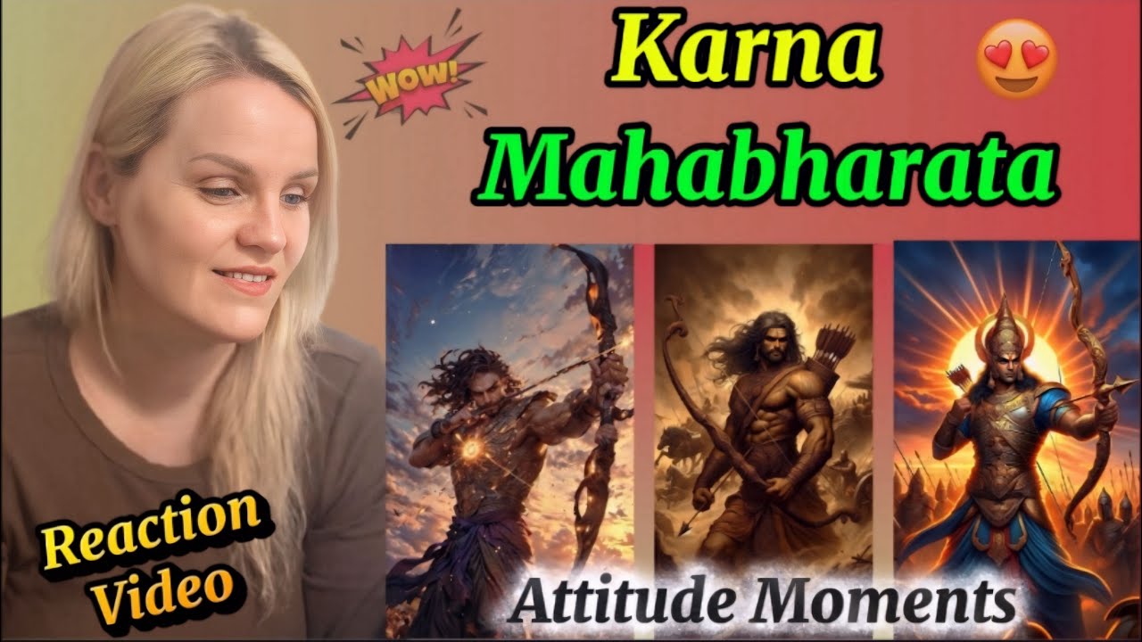 Karna Attitude Moments | Mahabharata Attitude Edits | Shree Krishna Edits | Reaction Video💥