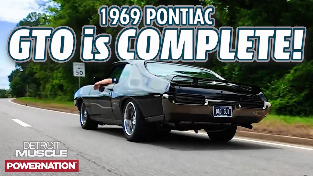 First Drive! Our 1969 GTO Custom Build is COMPLETE - Detroit Muscle S12, E8