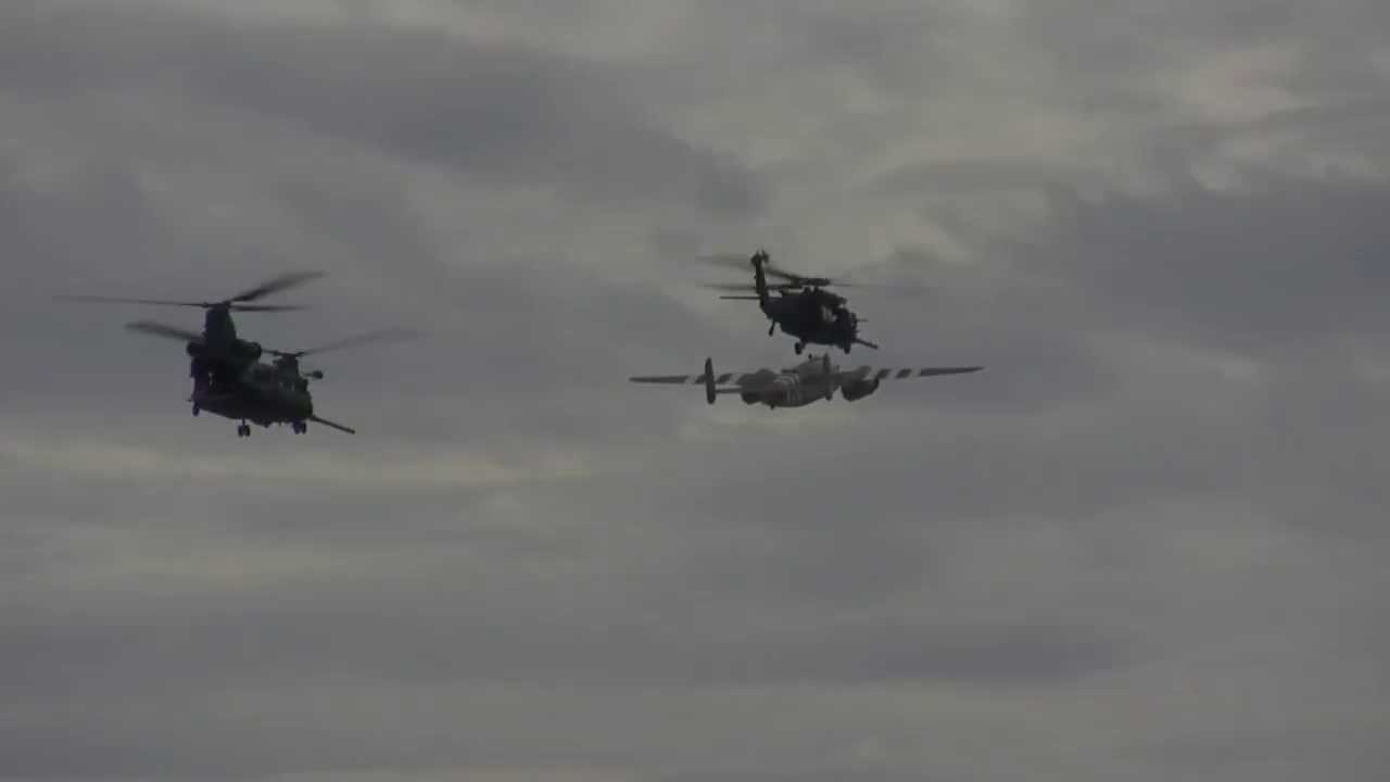 MH-60M Black Hawk - MH-47G Special Ops Chinook - B-25D Mitchell - Teaser