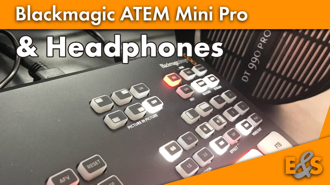 Blackmagic Atem Mini Headphone Output