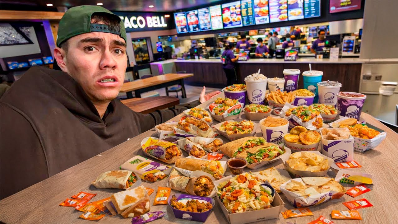 PROBÉ TODO EL MENÚ DE TACO BELL 🤦🏻‍♂️