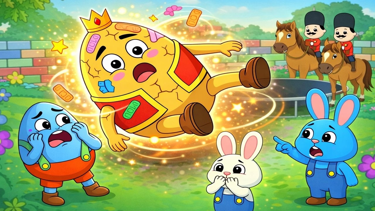 Humpty Dumpty | Humpty Dumpty Sat on a Wall Song | Nursery Rhymes and Kids Songs