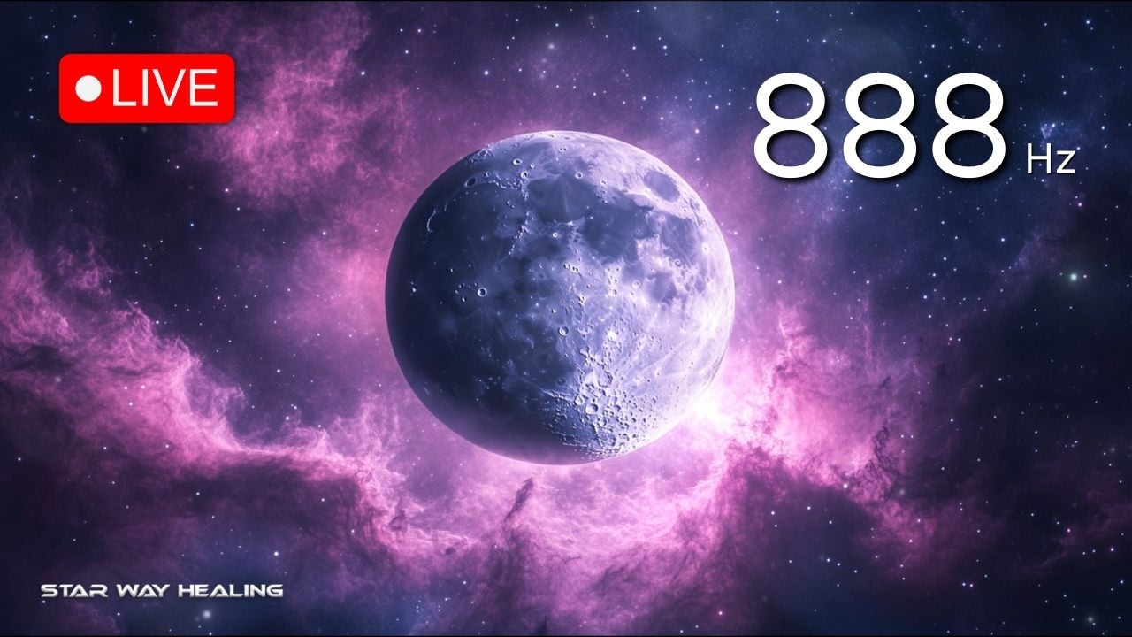 Crescent Moon &bull; Manifest Wealth, Blessings & Miracles &bull; 888Hz &bull; Abundance Frequency