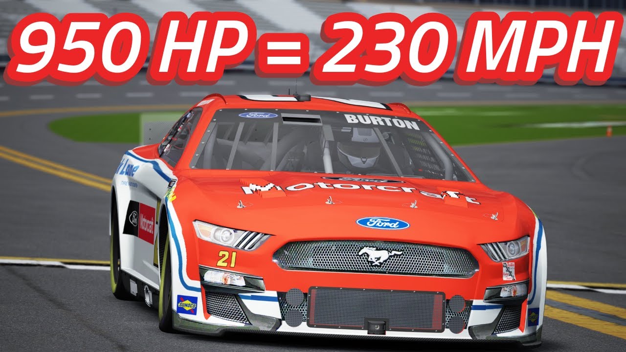 How Fast Is An UNRESTRICTED NASCAR Cup Car?