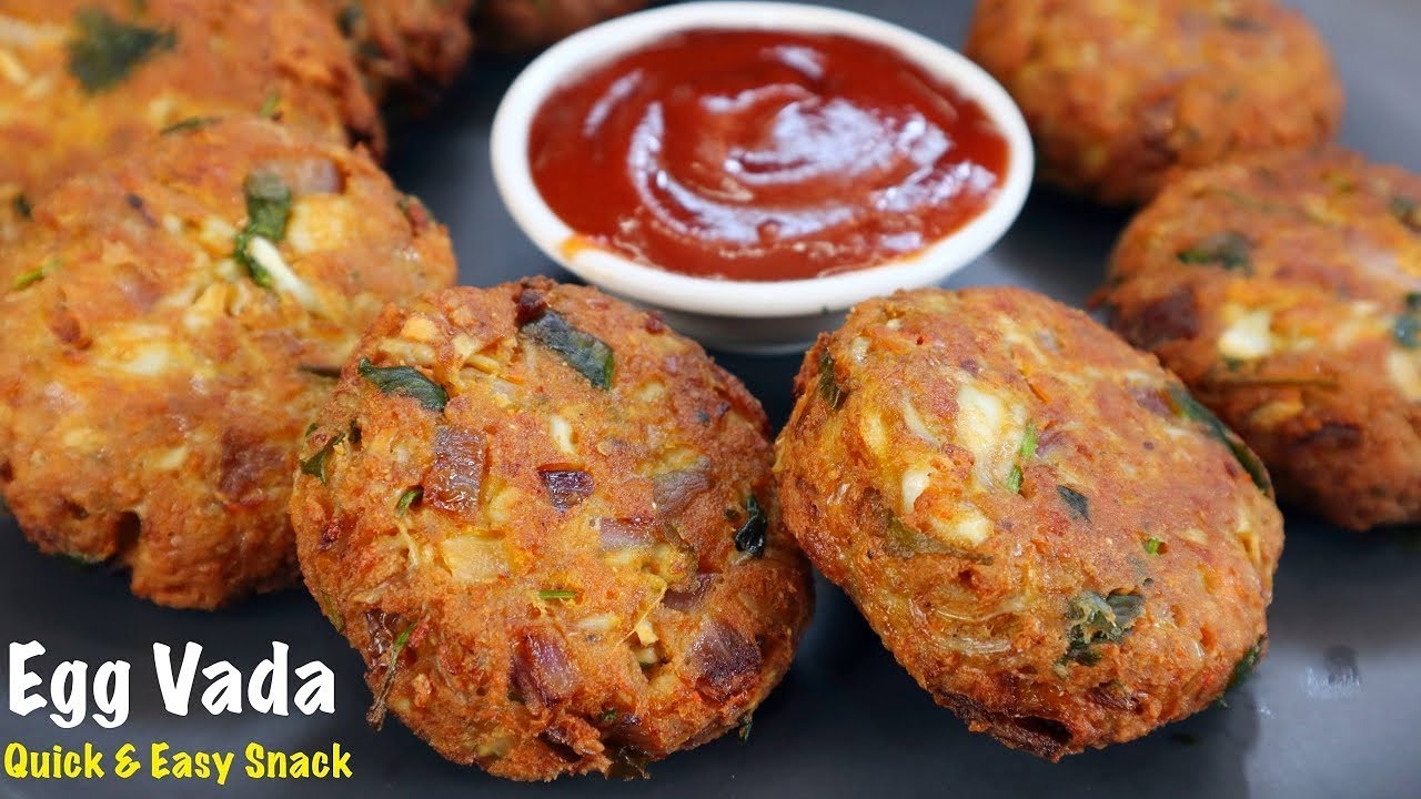10ని||ల్లో నోరూరించే ఎగ్ వడ సూపర్ టేస్టీ😋 | Egg Vada | Egg Cutlets| Evening snack | Easy Snack