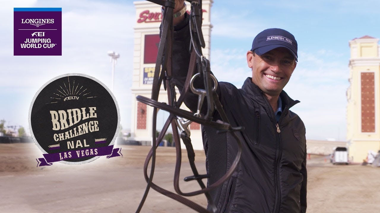 Captain Brian Cournane - the new leader in the Bridle Challenge | Longines FEI Jumping World Cup&trade;