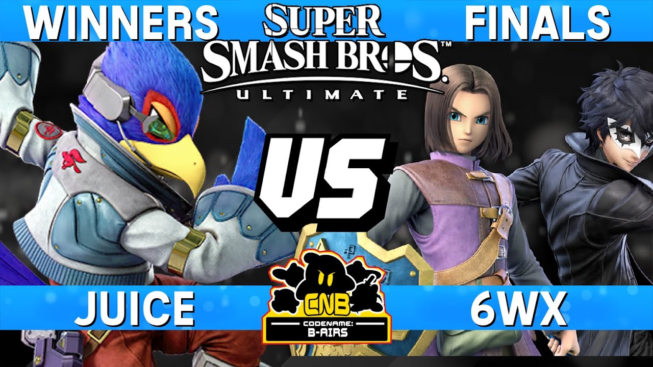 Smash Ultimate Tournament Winners Finals - Juice (Falco) vs 6WX (Hero / Joker) - CNB 199