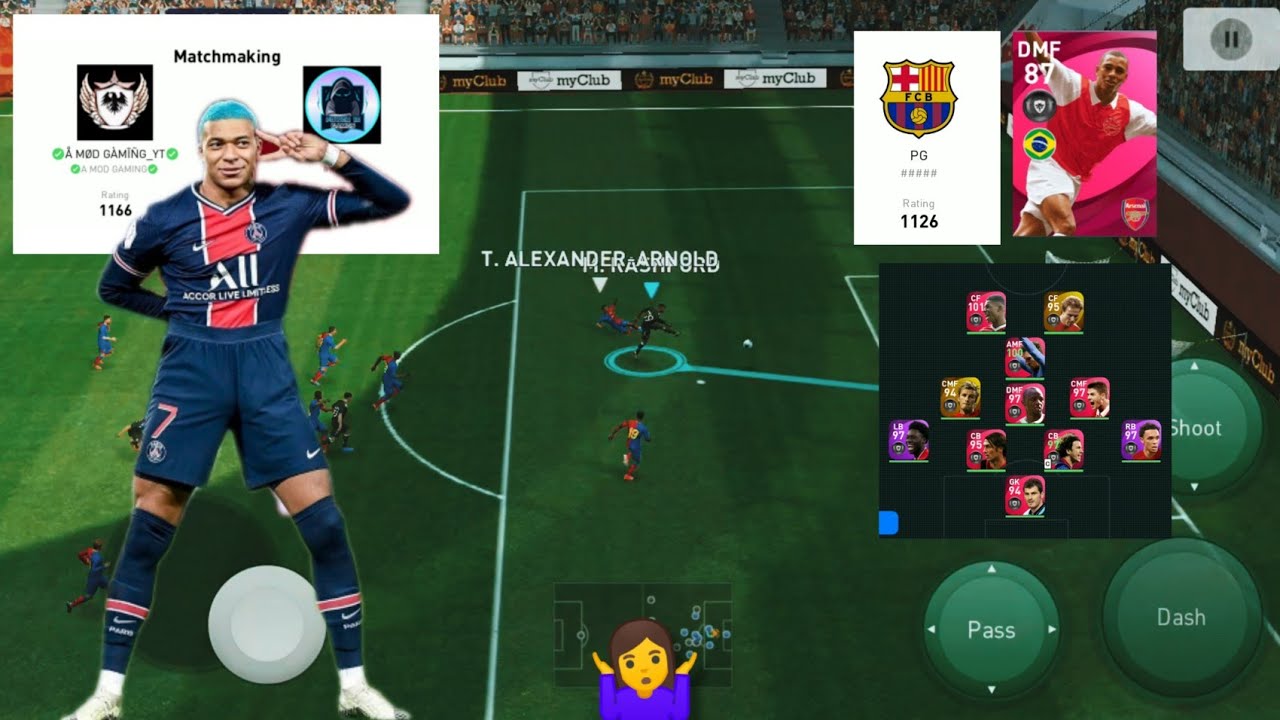 PLAYING WITH POWER 10 GAMES🔥HE DESTROYING ME👀PES2021(AMG)