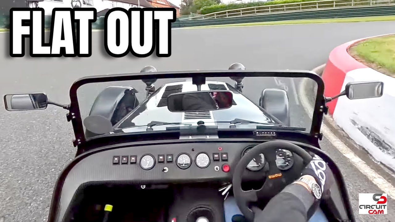 Flat-Out at Mallory Park | Caterham 400R Onboard with Telemetry