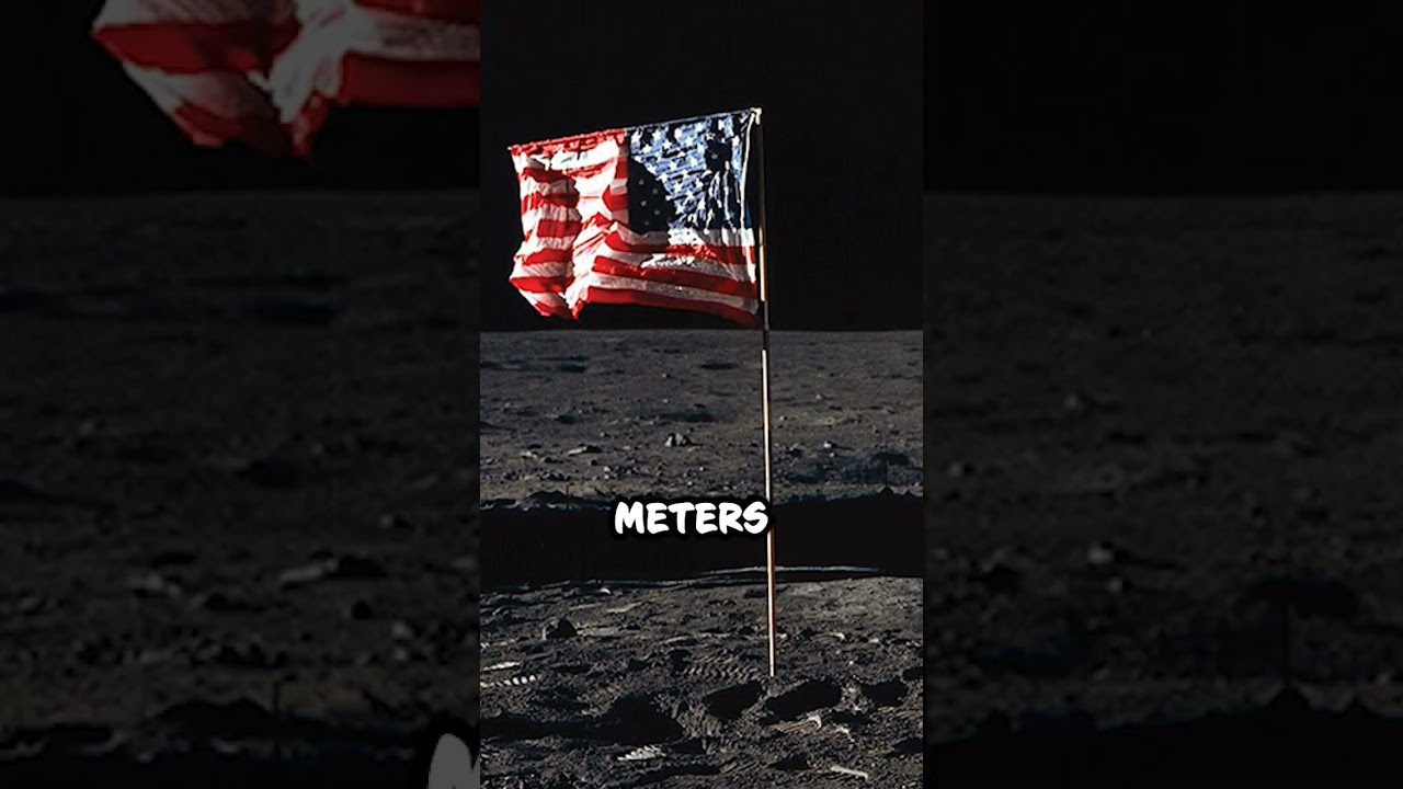 There are about 250 tons of human objects on the moon 😱 #shots